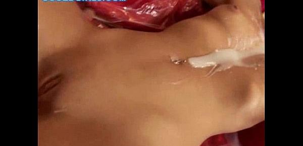 trendsBlonde Teen Drips With Nut Mayo Gangbang